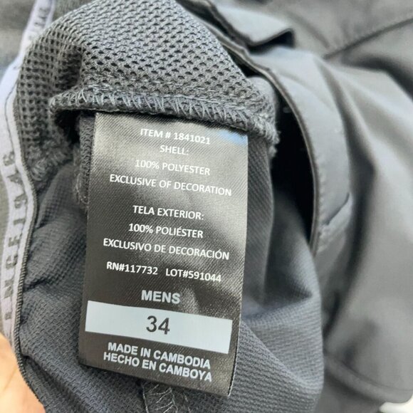 NWOT Gerry Men's Size 34 Black Polyester Tech Cargo Shorts - Picture 5 of 9